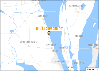 map of Williams Point