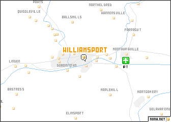 map of Williamsport