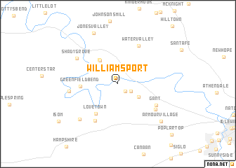 map of Williamsport