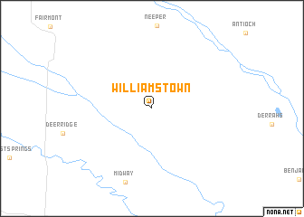 map of Williamstown