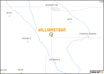 map of Williamstown