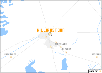 map of Williamstown