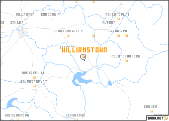 map of Williamstown