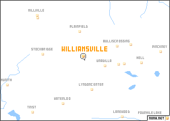 map of Williamsville