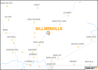 map of Williamsville