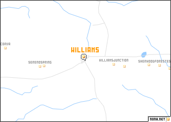 map of Williams