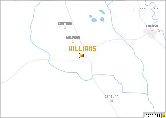 map of Williams