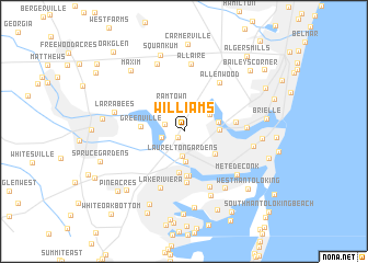 map of Williams