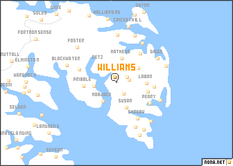 map of Williams