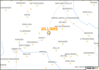 map of Williams