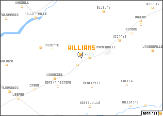 map of Williams