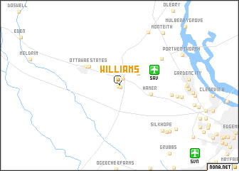 map of Williams