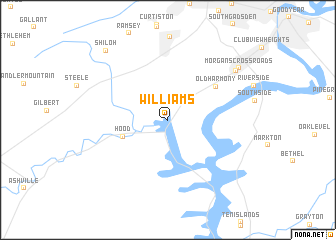 map of Williams