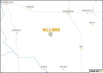 map of Williams