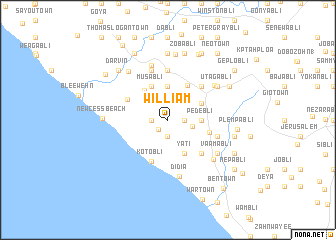 map of William