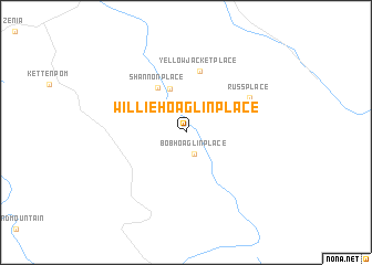 map of Willie Hoaglin Place