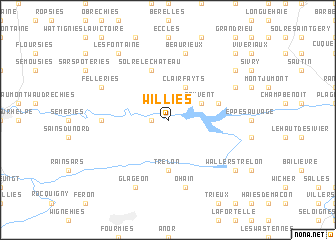 map of Willies