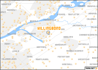 map of Willingboro