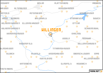 map of Willingen