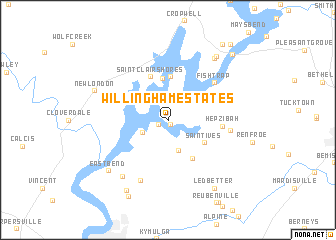 map of Willingham Estates