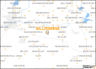 map of Willingrade