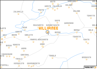 map of Willipinee