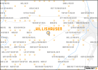 map of Willishausen