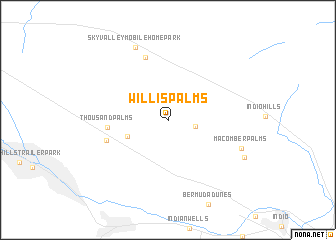 map of Willis Palms