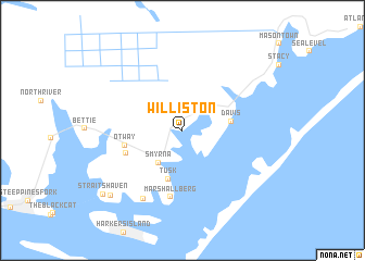 map of Williston