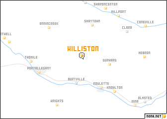 map of Williston