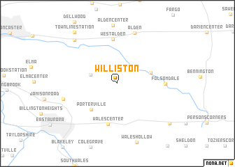 map of Williston