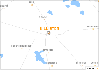 map of Williston