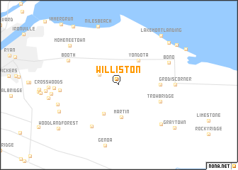 map of Williston