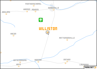 map of Williston