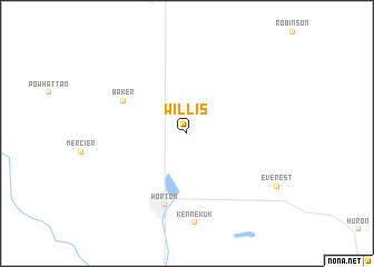 map of Willis