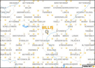 map of Willis