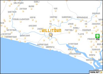 map of Willi Town