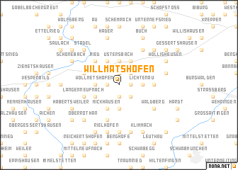 map of Willmatshofen