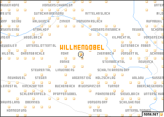 map of Willmendobel