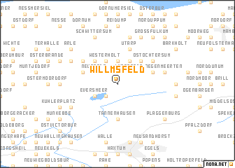 map of Willmsfeld