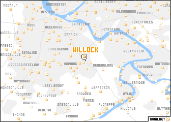 map of Willock