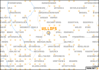 map of Willofs