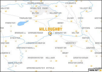 map of Willoughby