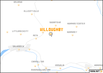 map of Willoughby