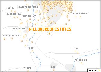 map of Willowbrook Estates