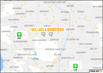 map of Willow Brook