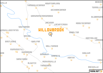 map of Willowbrook