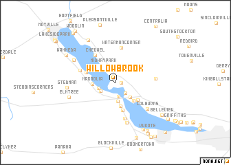 map of Willow Brook