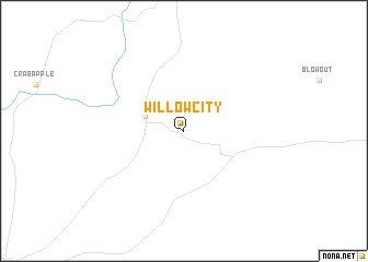 map of Willow City