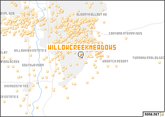 map of Willow Creek Meadows